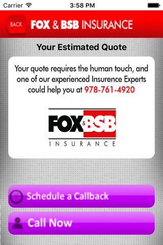 Fox BSB Insurance screenshot 3