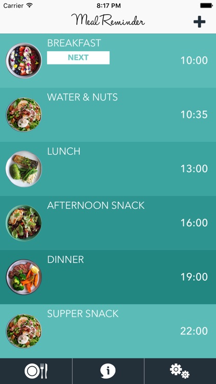 Meal Reminder - Nutrition Station