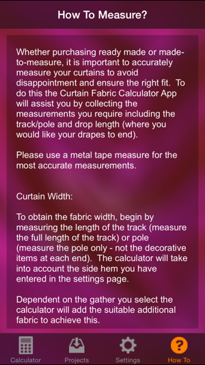 Curtain Fabric Calculator On The App Store