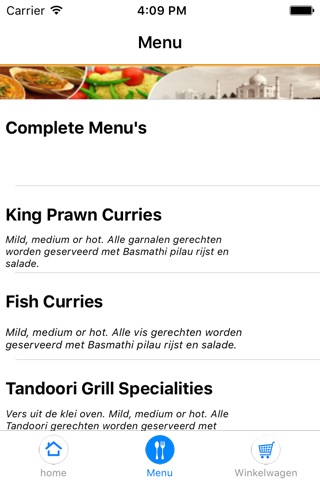 Restaurant India Paradise screenshot 2