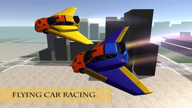 Futur Flying Car Racing : Free Play Flight Simulation(圖1)-速報App