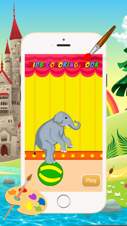 Cartoon Circus Coloring Book - All in 1 Animal Drawing and Painting Colorful for kids games free