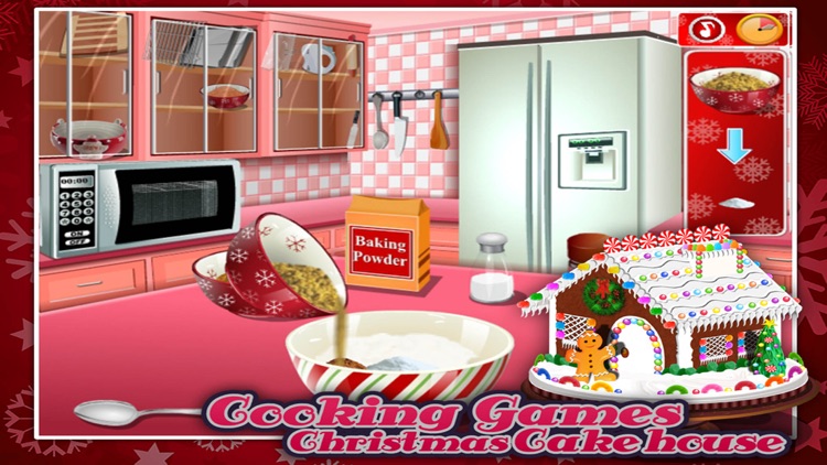 Cooking Games：Christmas Cake Hous