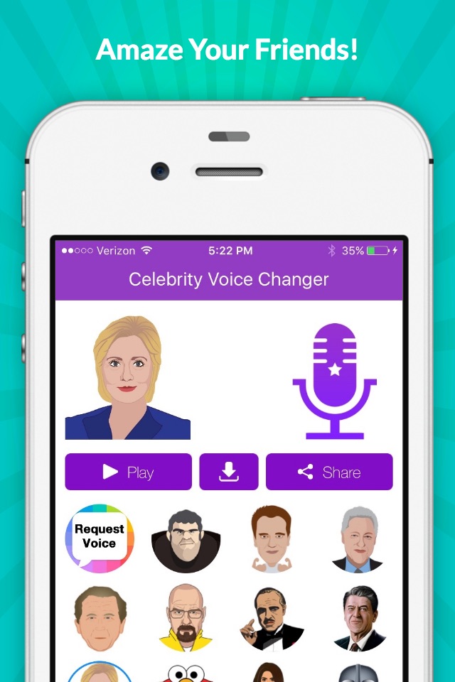 Celebrity Voice Changer - Funny Voice FX Cartoon Soundboard screenshot 3