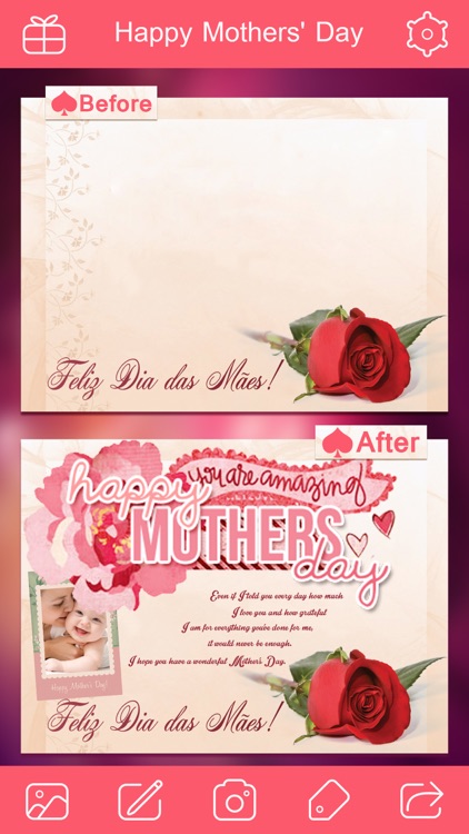 Mother's Day Photo Frame.s, Sticker.s & Greeting Card.s Make.r HD screenshot-4