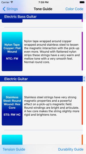 StringTracker Tone/Gauge Guide(圖4)-速報App