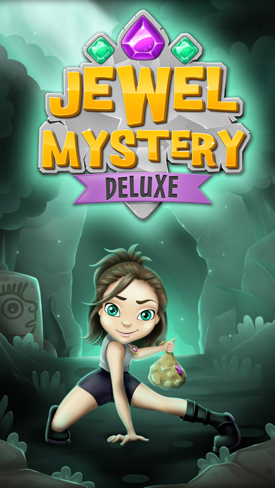 How to cancel & delete Jewel Mystery Deluxe Match 3: Find the Lost Diamond in the Crazy Color.s Adventure Mania from iphone & ipad 1