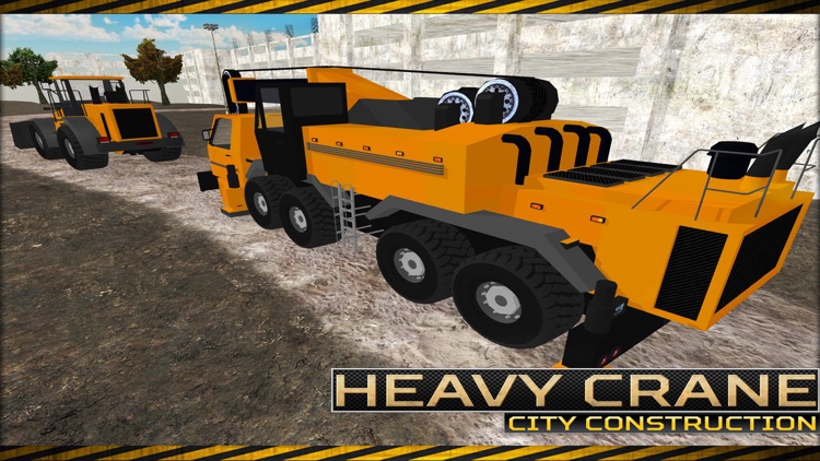 Heavy Crane City Construction 3D - Operate & Drive Heavy Duty Construction Trucks in Real City