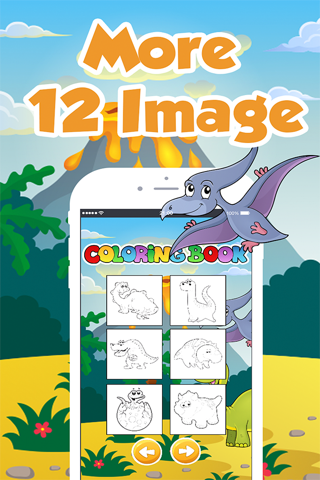 Dinosaur Coloring Book For Kids Games Free screenshot 3