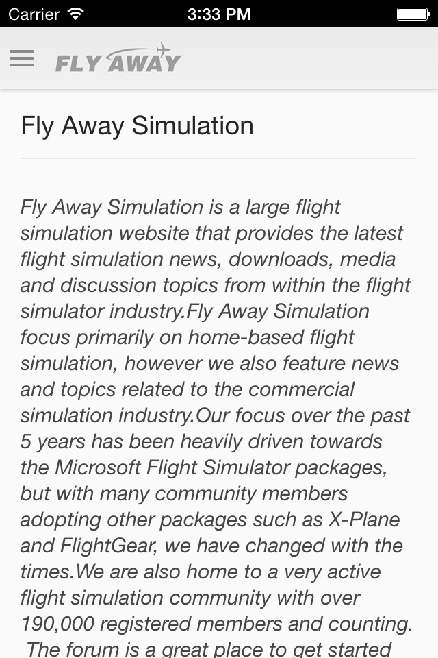 Fly Away Simulation: Flight Simulator News, Reviews & Downloads screenshot 2