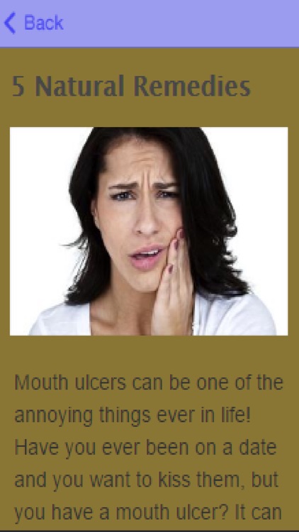 How To Get Rid Of Mouth Ulcers