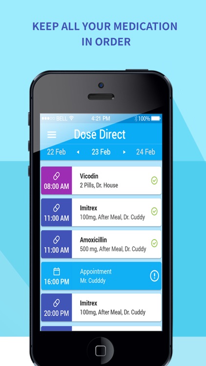 Dose Direct: medication, pill reminder and manager