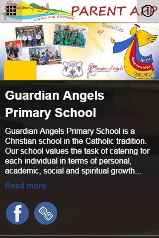 Guardian Angels Primary School App screenshot 2