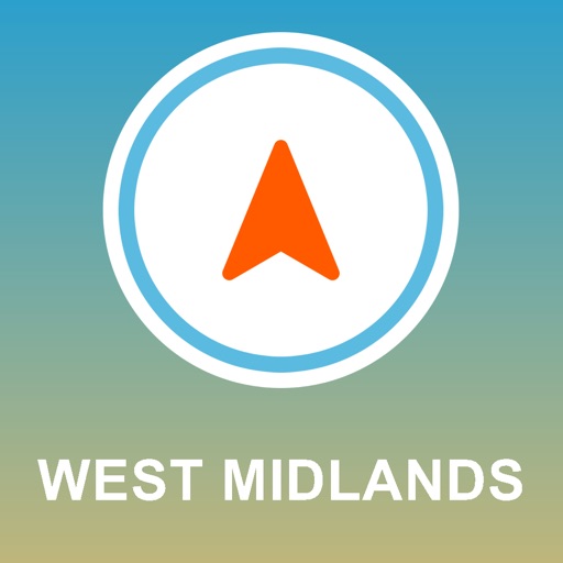 West Midlands, UK GPS - Offline Car Navigation icon