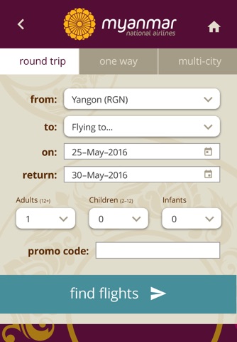 Myanmar National Airlines screenshot 2