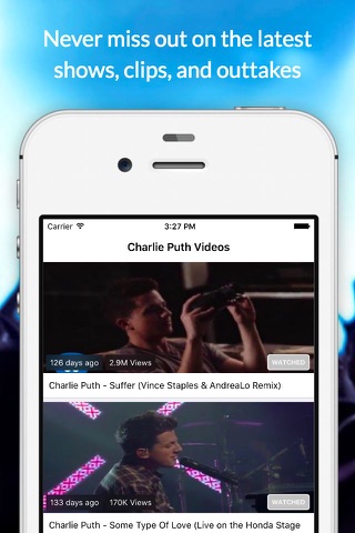 Fan Club for Charlie Puth - Live Chat, Video screenshot 2