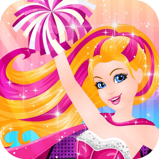 Barbie turned cheerleader - Sweetheart Princess love makeup, Cinderella Beauty Diary, girls playing games for free icon