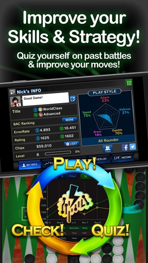 Backgammon Ace – Multiplayer Board Game & Dice(圖2)-速報App