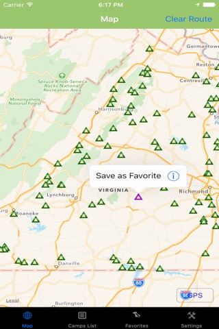 Virginia – Camping & RV spots screenshot 3