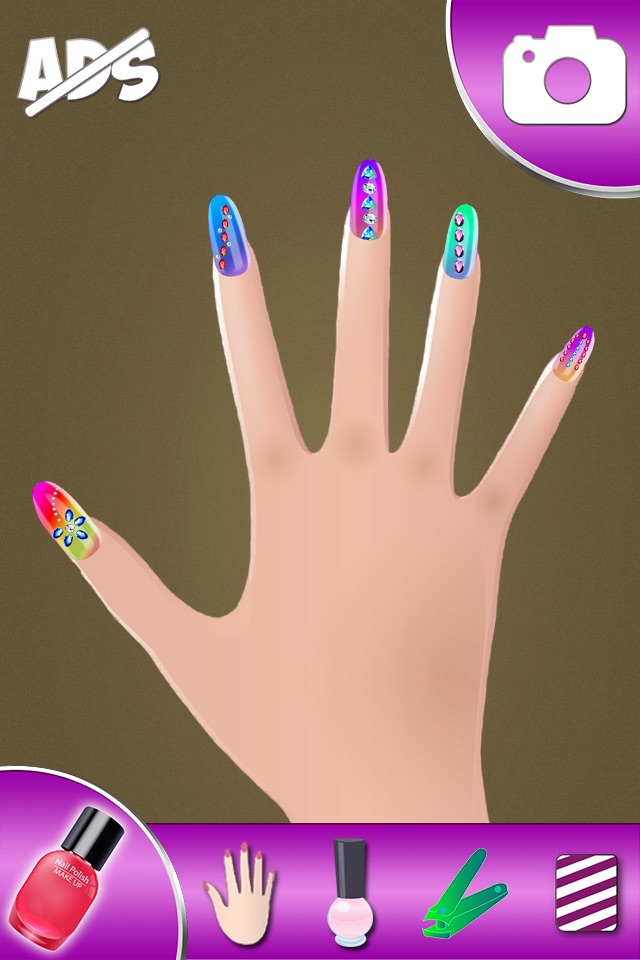 3D Nail Spa Salon – Cute Manicure Designs and Make.up Games for Girls screenshot 4