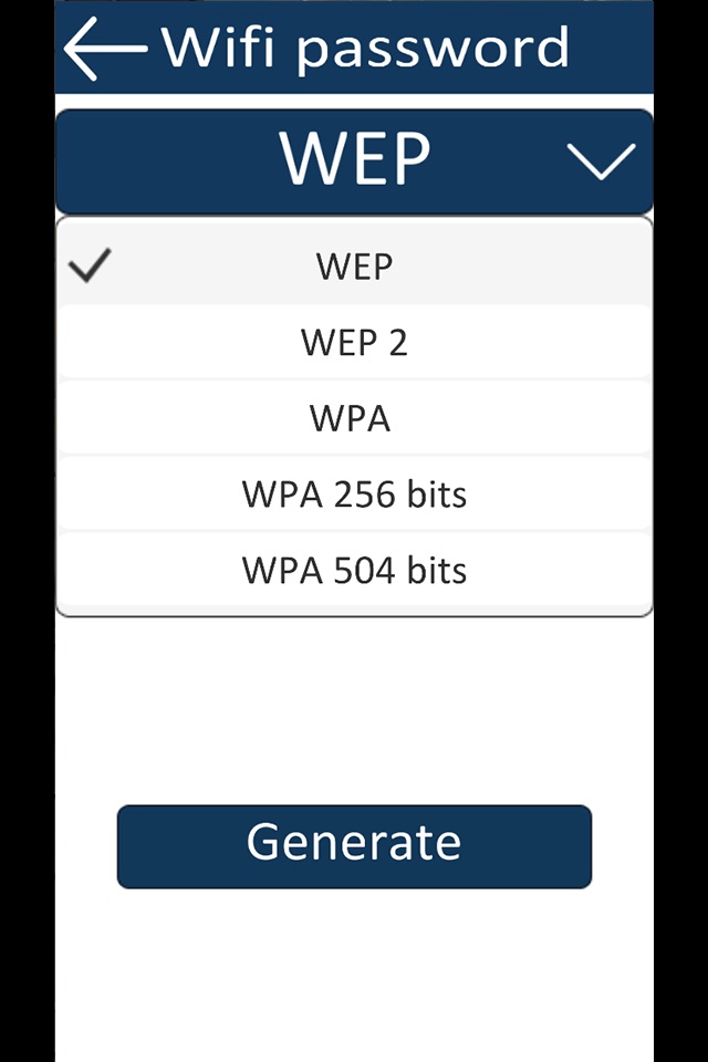 Wifi password Generator 2 screenshot 3