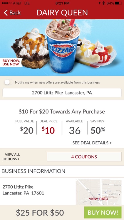 App for deals and coupons