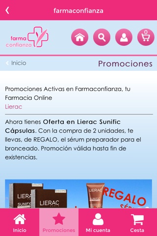 Farmaconfianza farmacia online screenshot 2
