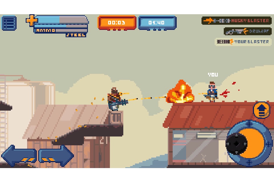 Gangfort - Online 2D Platformer Shooter screenshot 4