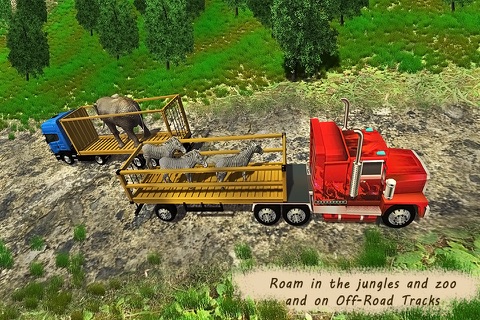 Animal Transport Truck Driving: Off-Road Driver 3D screenshot 3