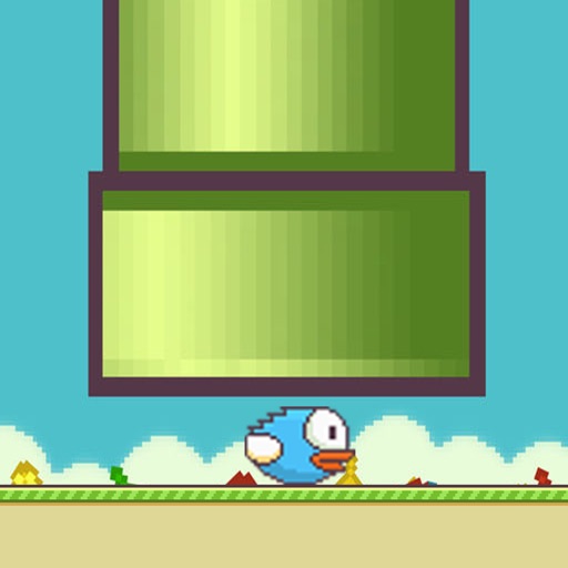 Blue Bird Jump : Fun Game for  iPad or iPhone iOS App