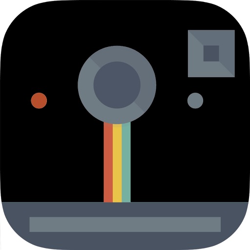 instant camera - impose poster maker with 35mm slr icon