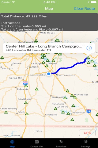 Tennessee – Camping & RV spots screenshot 2