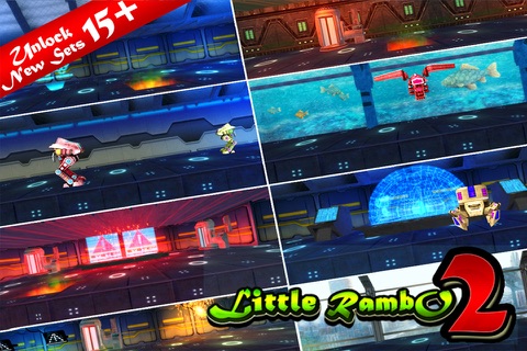 Little Rambo 2 - Top Free Arcade Shooting Game screenshot 2