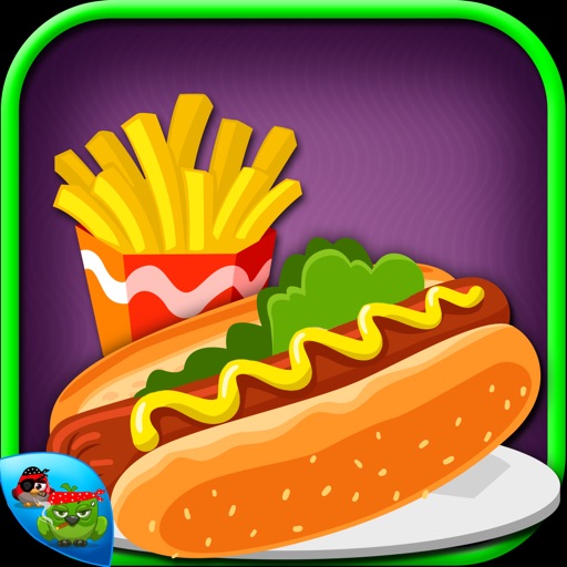 Hotdog fever-Crazy Fast Food cooking fun & kitchen scramble game for Kids,Girls,Boys & Teens Icon