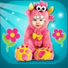 Baby Costume Dress Up – Photo In Hole Montage And Face Edit.or With Cute Sticker.s