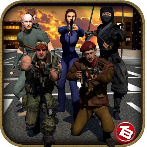 Heroes Clash - Legend Clans of Ninja, Woman Commando and Warriors (A Real Action Treat) Icon