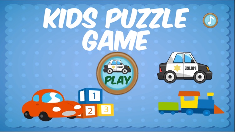 jigsaw learning game for toddlers and kids with car truck and amazing vehicles