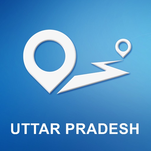 Uttar Pradesh, India Offline GPS Navigation & Maps icon