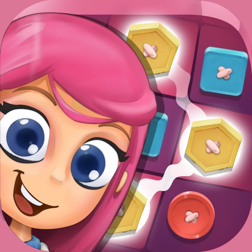 Buttons Match 3 Puzzle Game: Crazy Color.s Link.ing Mania and Infinite Blast Adventure Icon