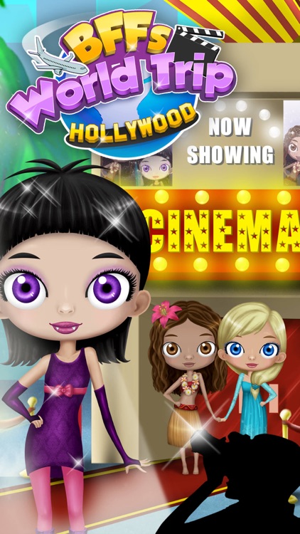 BFF World Trip Hollywood - No Ads screenshot-0