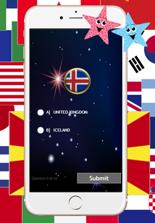 National Country Flags Emblem Master Quiz Games screenshot 2