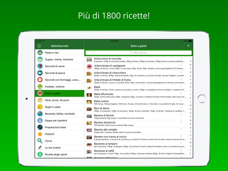 iRobot: Ricette Bimby per iPad