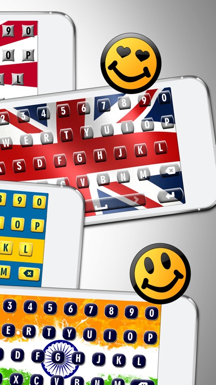 Inter.national Flag Keyboard.s - 2016 Country Flags on Custom Skins with Fancy Fonts for Keyboarding