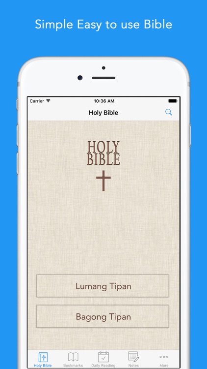 Tagalog Bible (Ang Biblia): Easy to use Bible App in Flipino for daily offline Bible book reading screenshot-0