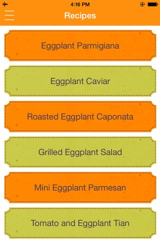 Eggplant Recipes App screenshot 2