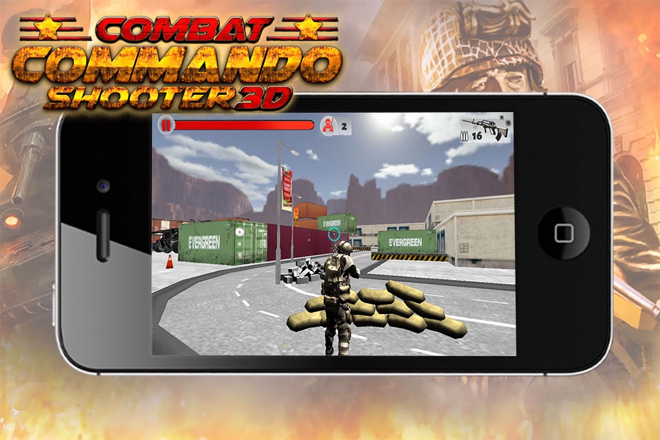 Combat Commando 3D - Fight Dangerous Rogue Enemy screenshot 4