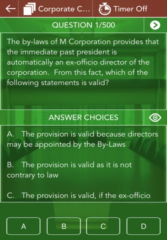 Mercantile Law MCQ App 2016 Pro screenshot 3