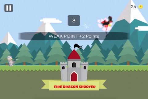 Fire Dragon Shooter - Free Archery Shooting Game For Kids screenshot 3