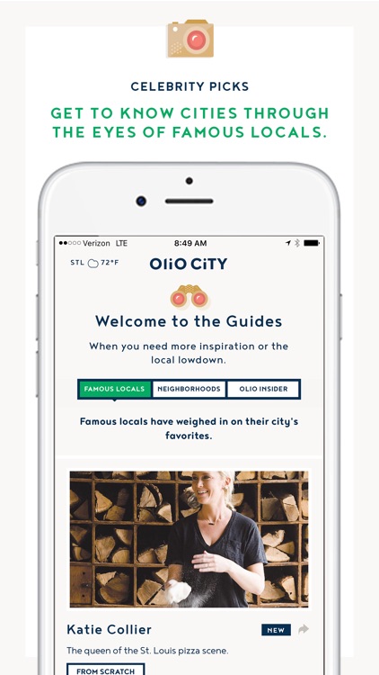 Olio City: personalized city guides & insider tips