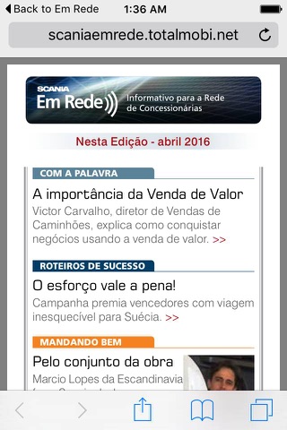 Boletim Em Rede Scania screenshot 3